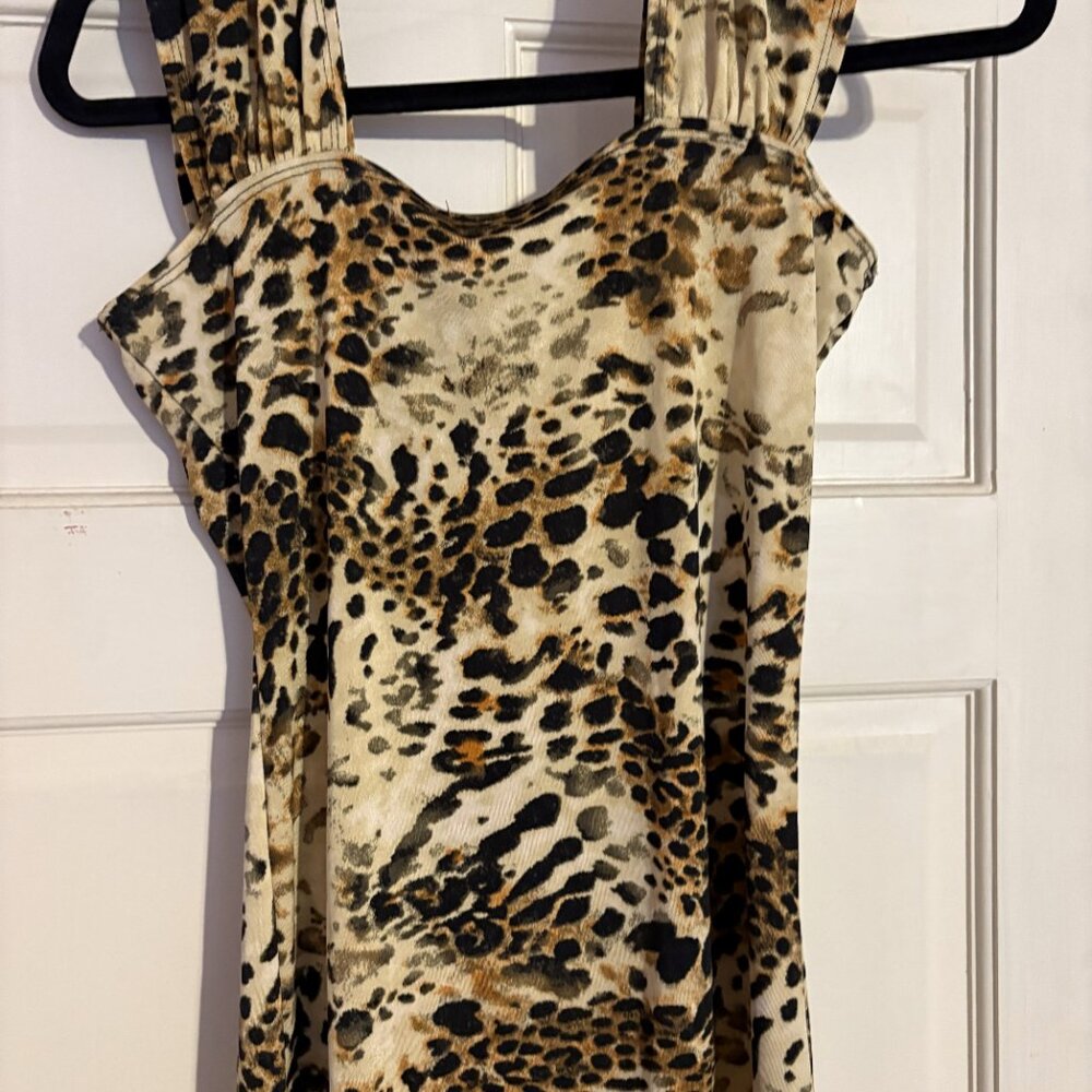 MKM Designs - Cheetah Print Sleeveless Top